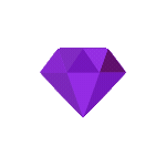 animation diamond purple spinning 1